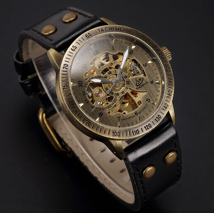 Steampunk Bronze Wristwatch antique