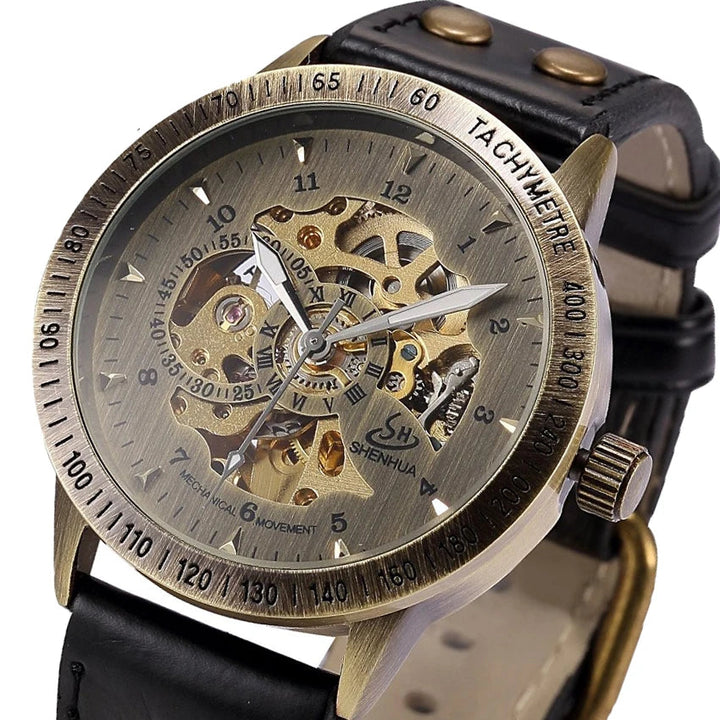 Steampunk Bronze Wristwatch vintage