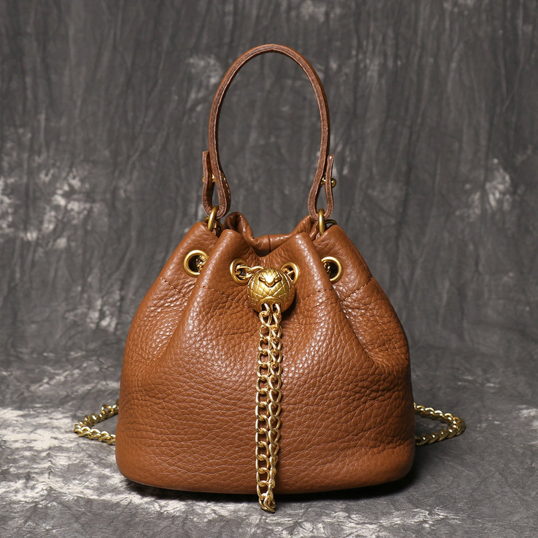 Steampunk Bucket Bag orange