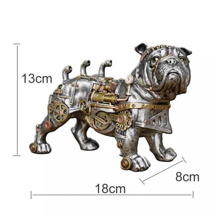 Steampunk Bulldog Sculpture fashion