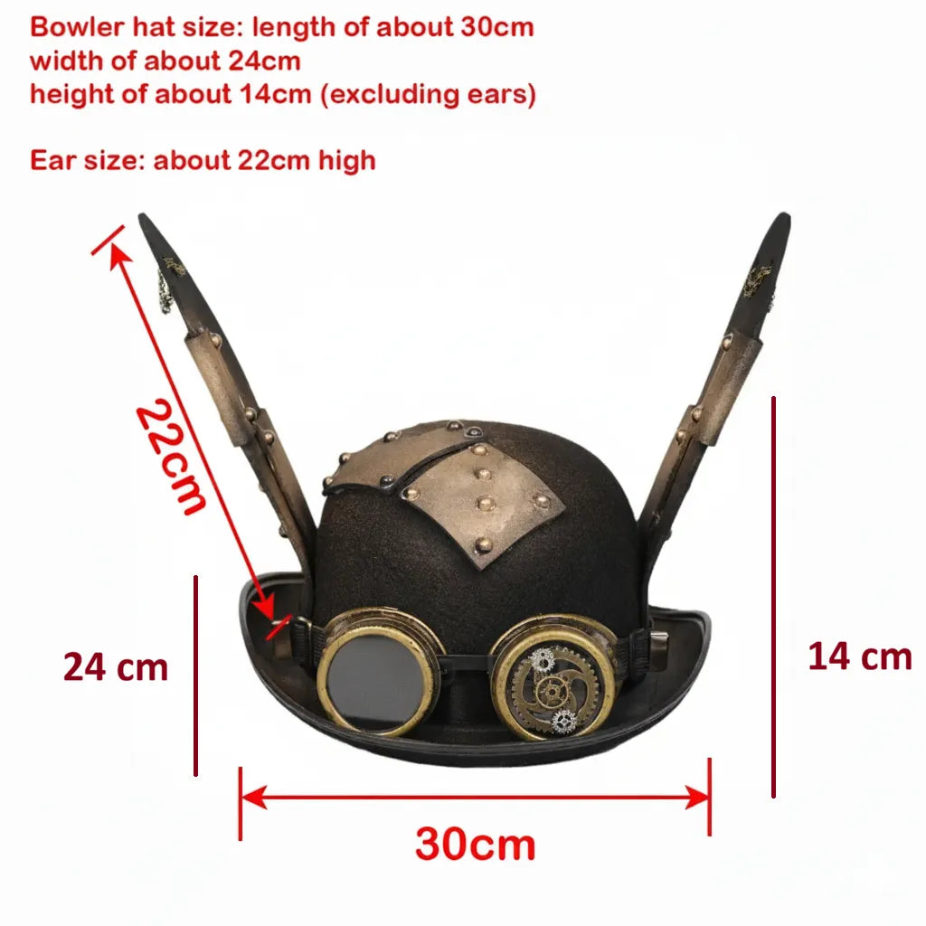 Steampunk Bunny Ears Hat Unique