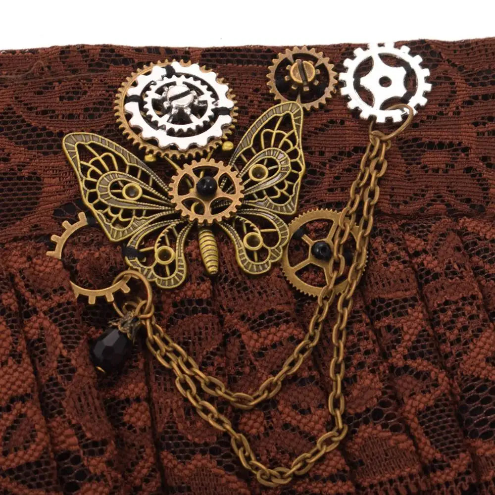 Steampunk Butterfly Lace Bracelet chic