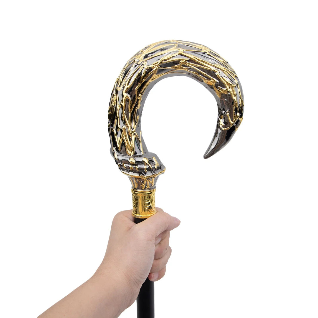 Steampunk Cane With Gold Hook tendance