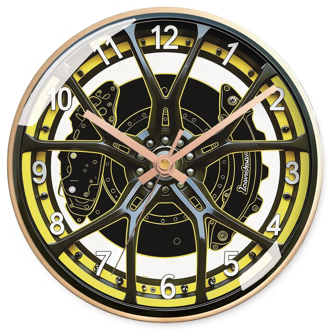 Steampunk Car Wheel Wall Clock stylish