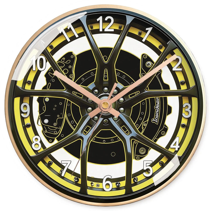 Steampunk Car Wheel Wall Clock stylish