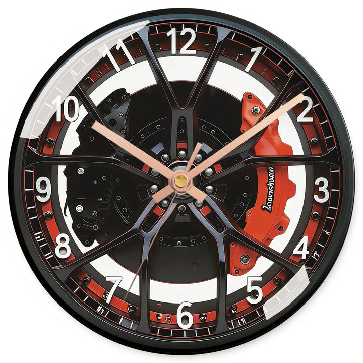 Steampunk Car Wheel Wall Clock tendance