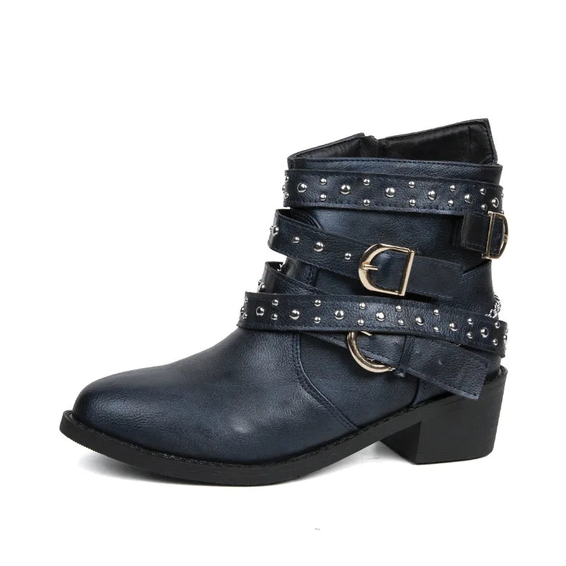 Steampunk Chain Ankle Boots unique