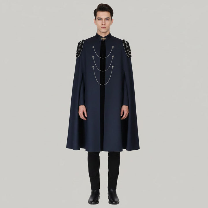 Steampunk Chain Cape Coat
