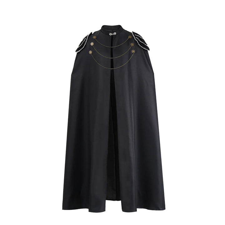 Steampunk Chain Cape Coat – bold aesthetic