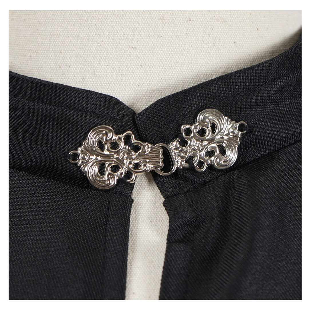 Steampunk Chain Cape Coat – dramatic style