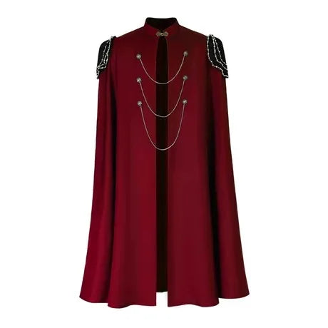 Steampunk Chain Cape Coat – gothic design
