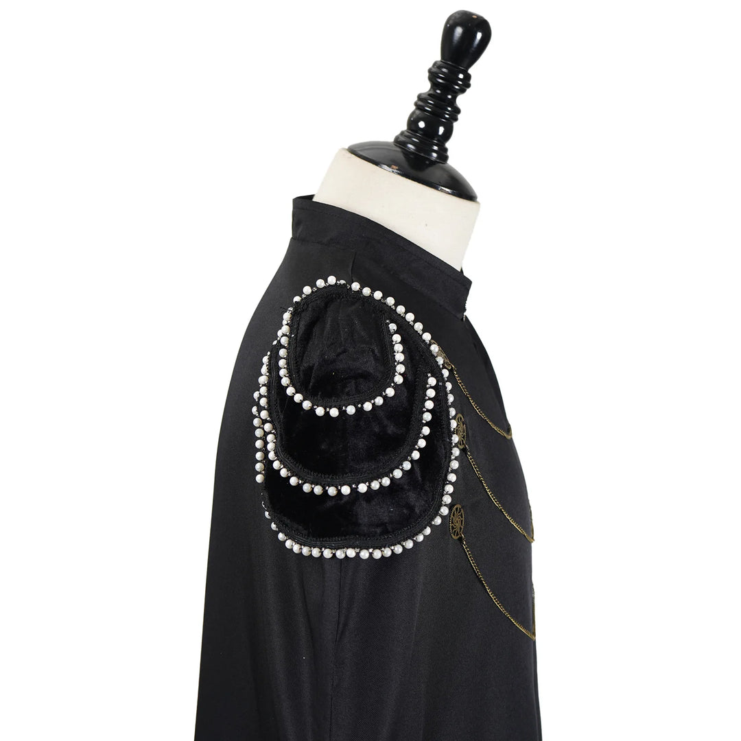 Steampunk Chain Cape Coat – statement piece