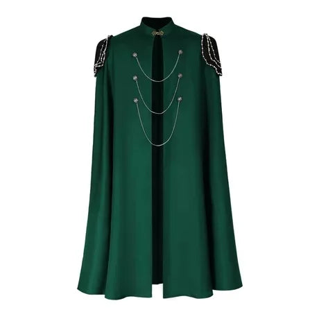 Steampunk Chain Cape Coat – vintage look