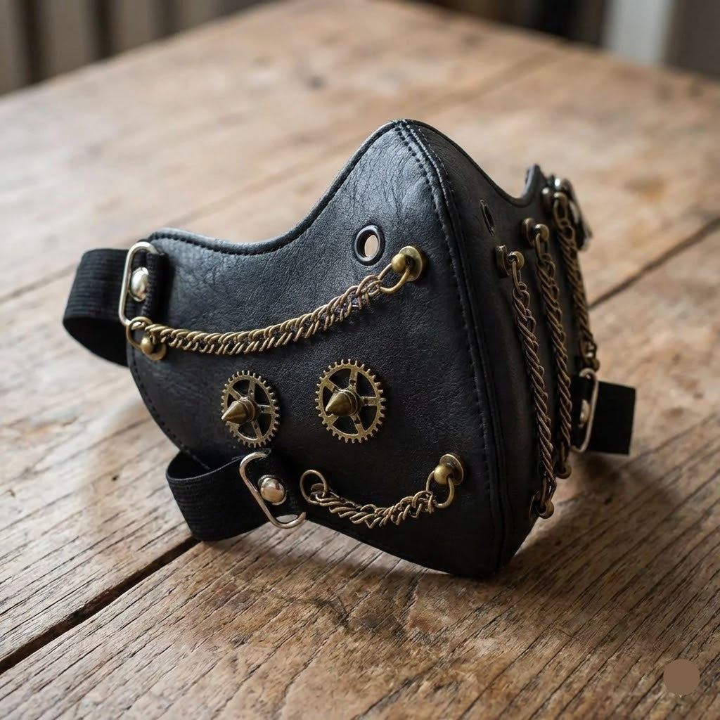 Steampunk Chain Design Mask