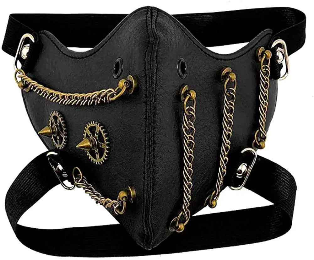 Steampunk Chain Design Mask elegant