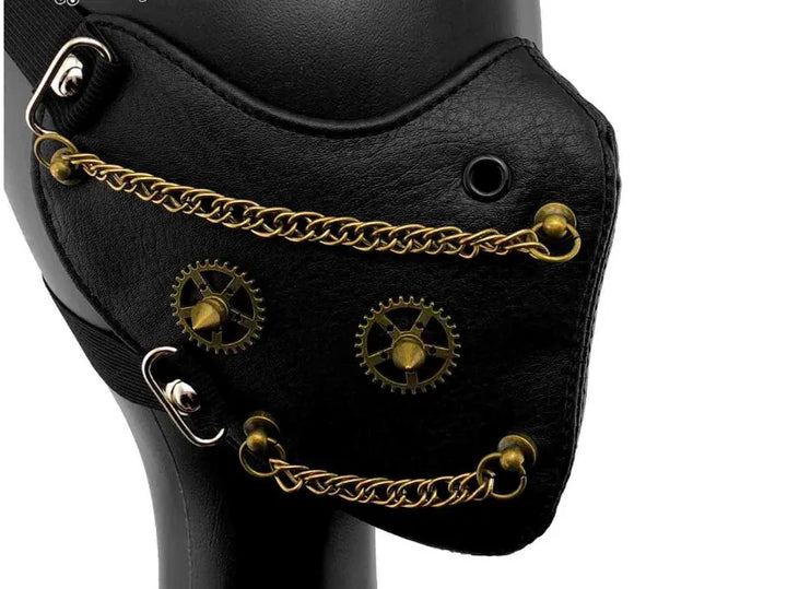 Steampunk Chain Design Mask stylish