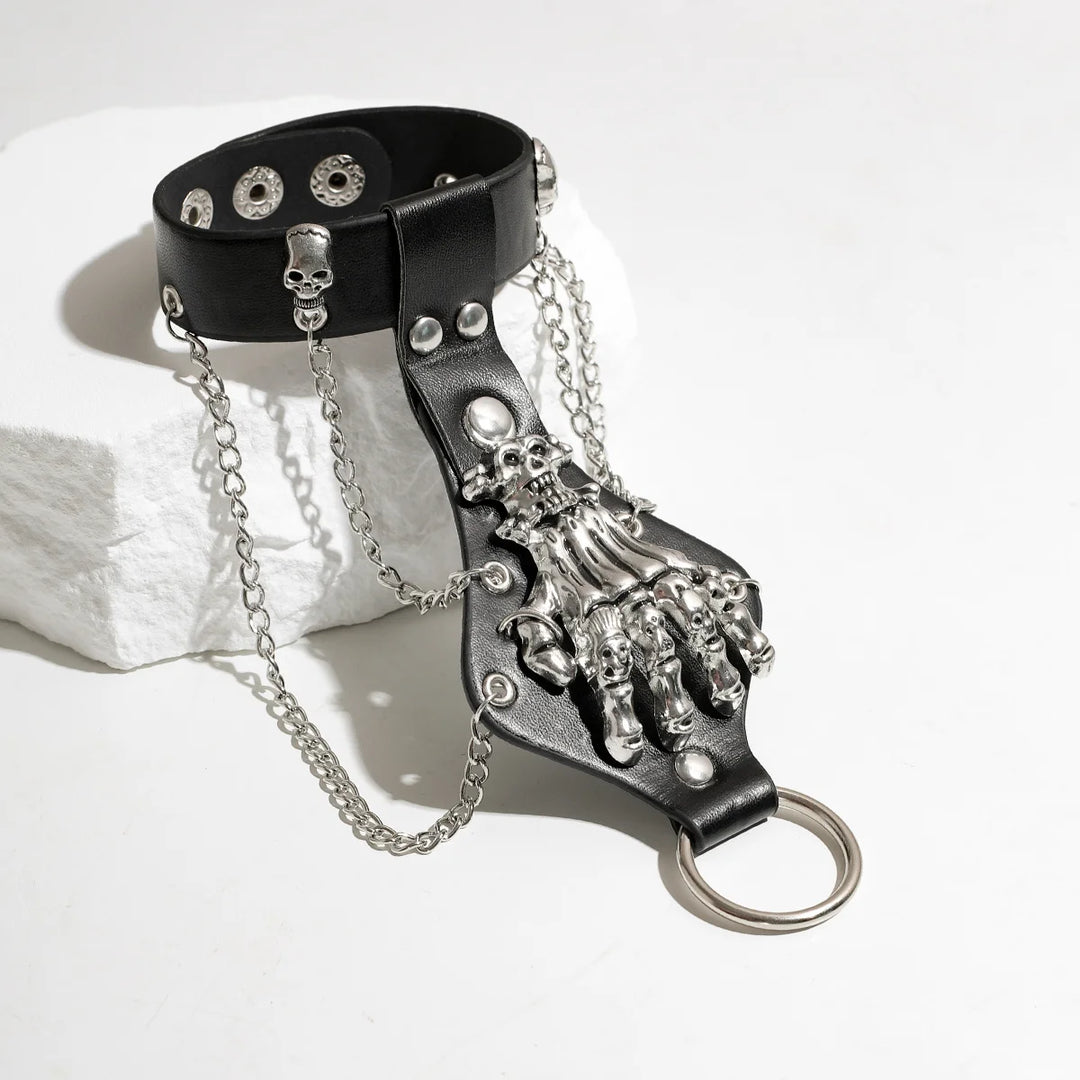 Steampunk Chain Finger Bracelet