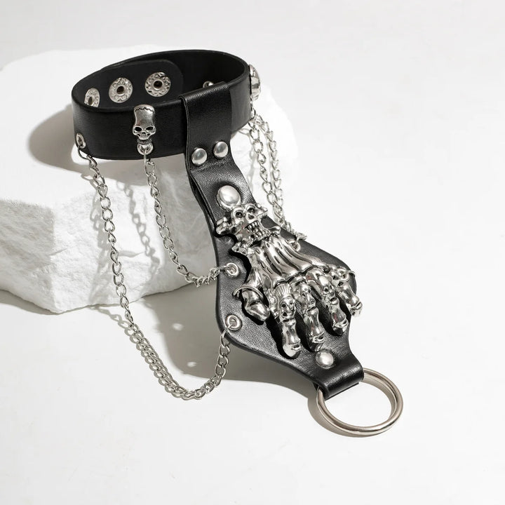 Steampunk Chain Finger Bracelet