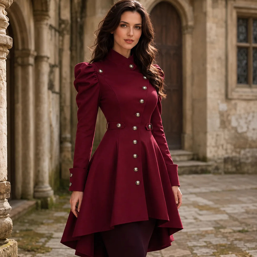 Steampunk Coat Puffed Sleeves
