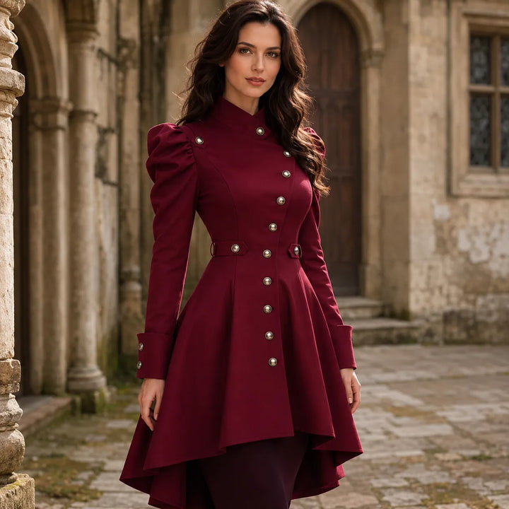 Steampunk Coat Puffed Sleeves