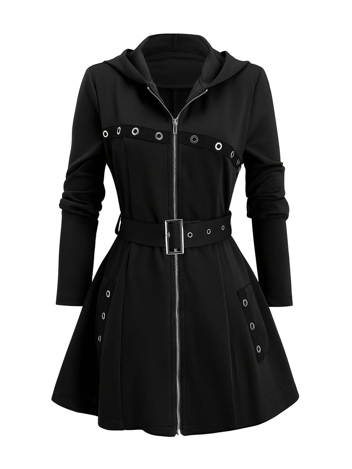 Steampunk Coat With Zipper tendance