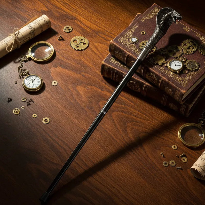 Steampunk Cobra Cane