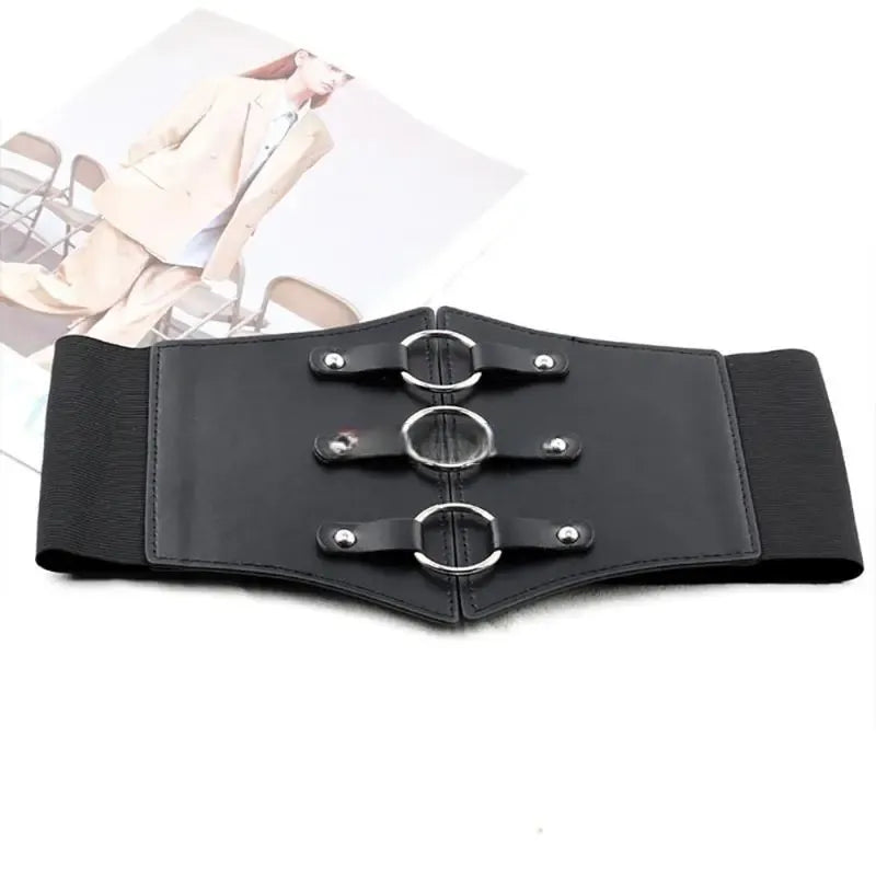 Steampunk Corset Belt with Buckles