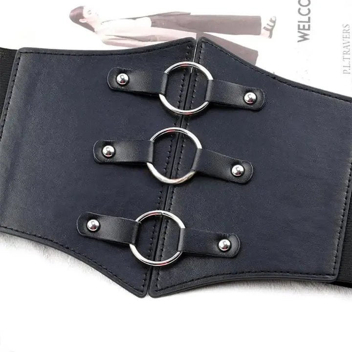 Steampunk Corset Belt with Buckles Design