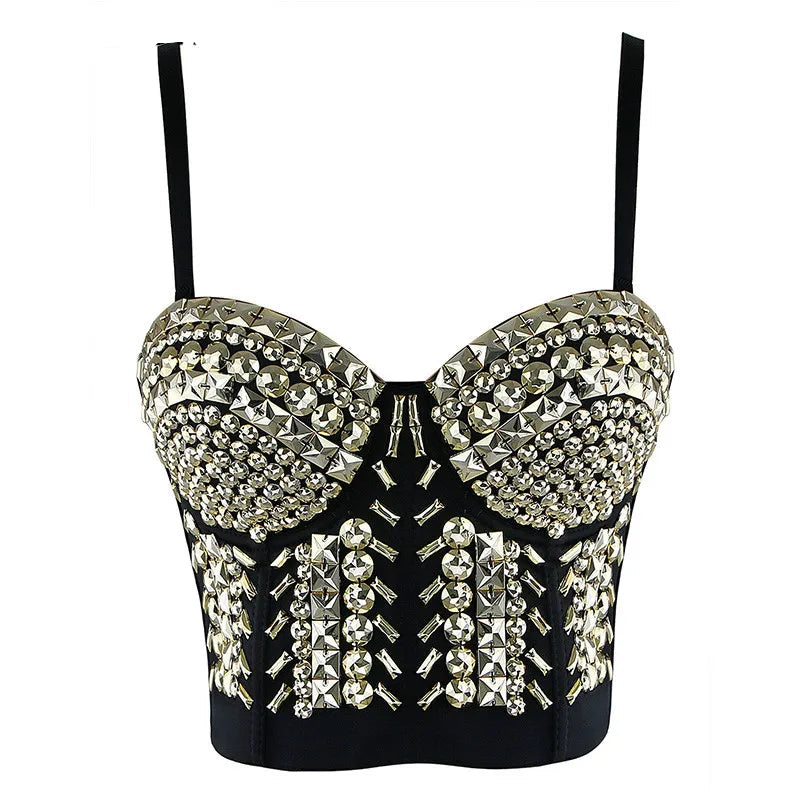 Steampunk Corset Sexy Spike Bra stylish