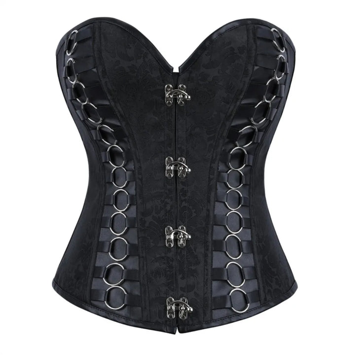 Steampunk Corset With Metal Buckles