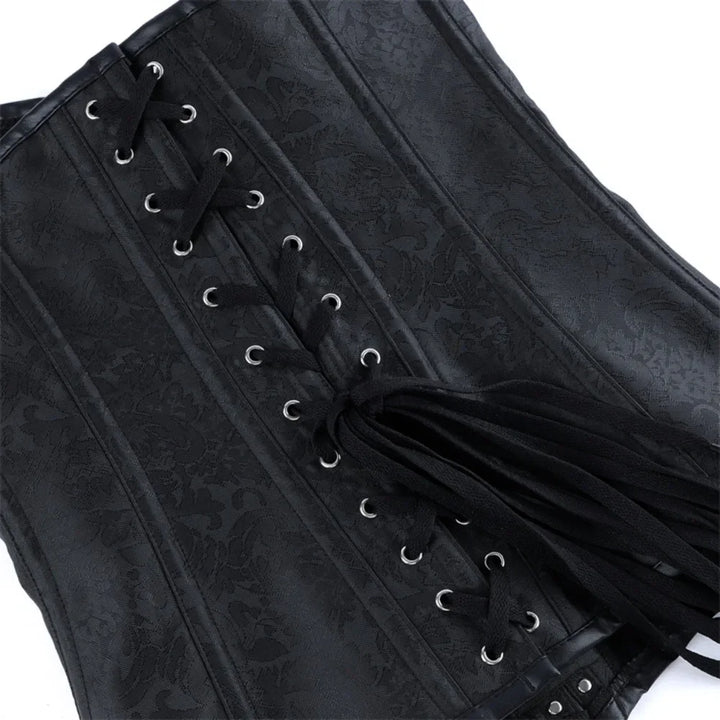 Steampunk Corset With Metal Buckles vintage