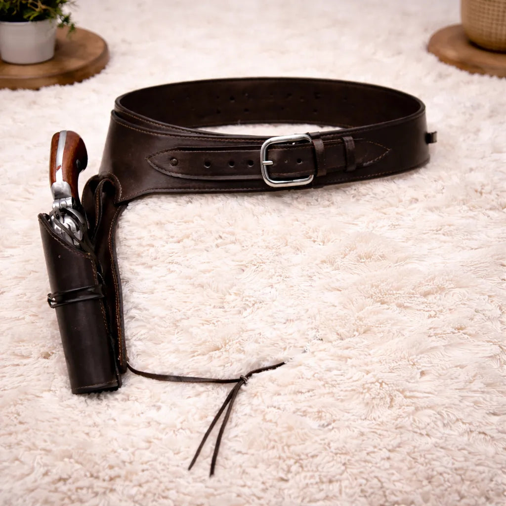 Steampunk Cowboy Belt with Holster