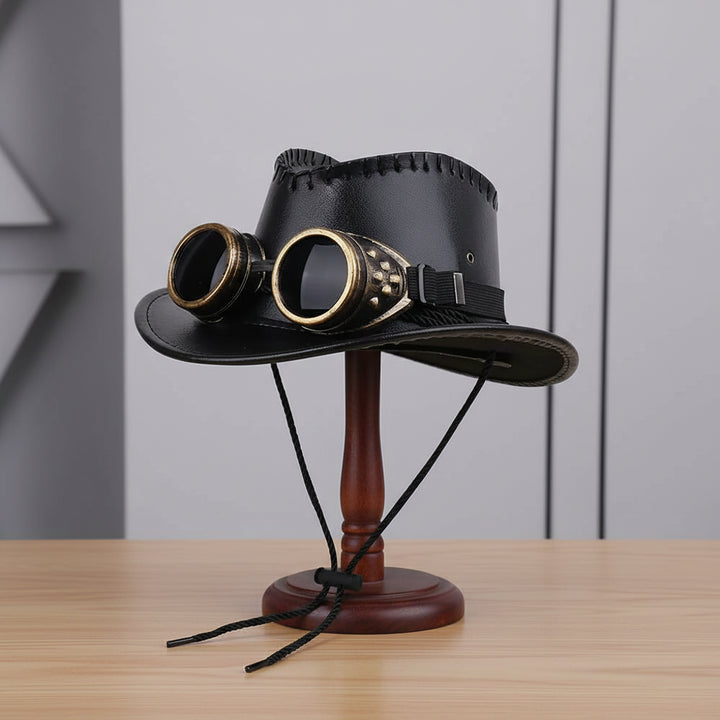 Steampunk Cowboy Hat With Drawstring – vintage style