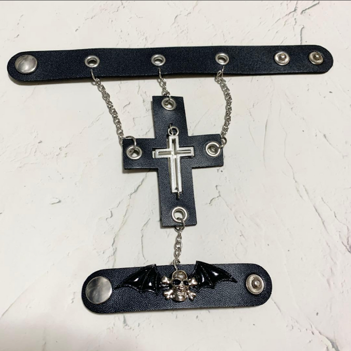 Steampunk Cross Bracelet