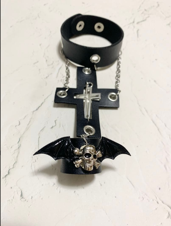 Steampunk Cross Bracelet tendance