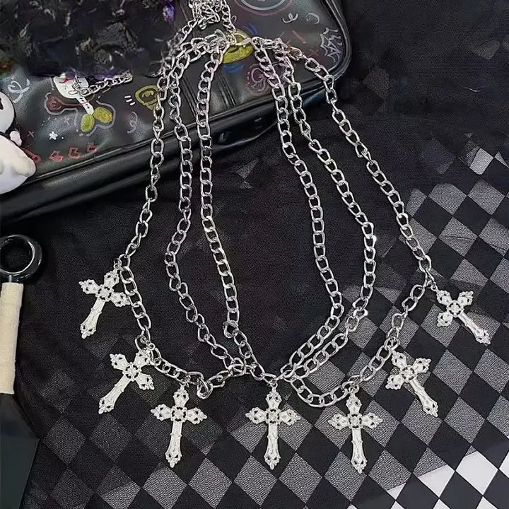 Steampunk Cross Chain Belt