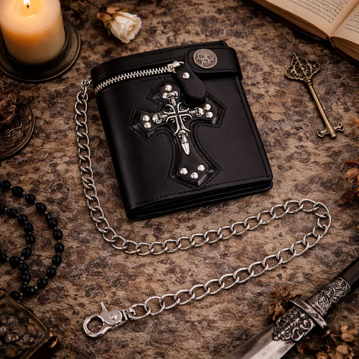 Steampunk Cross Wallet 