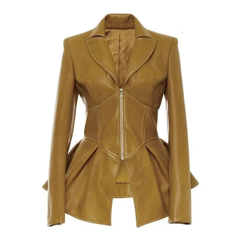 Steampunk Design Jacket Yellow
