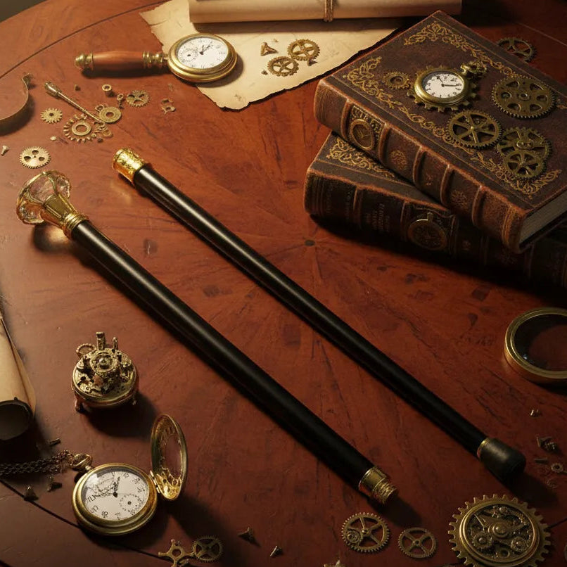 Steampunk Diamond Cane