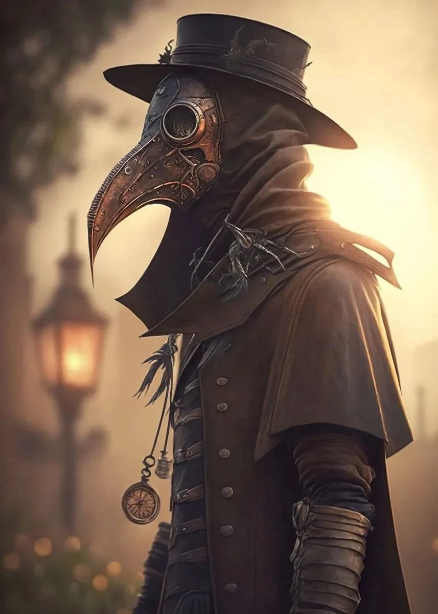 Steampunk Doctor Plague Wall Art Poster fashion