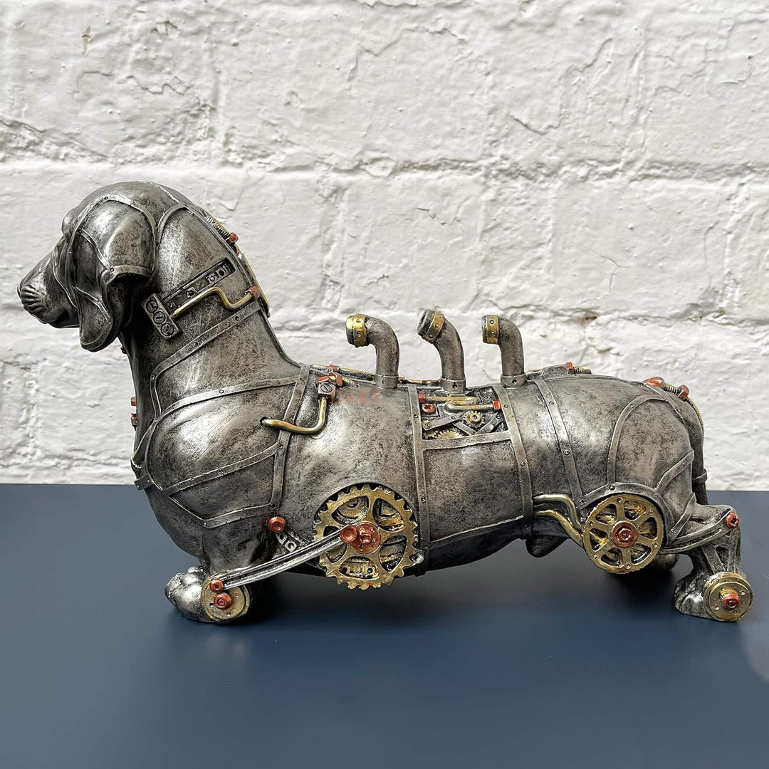 Steampunk Dog Sculpture tendance