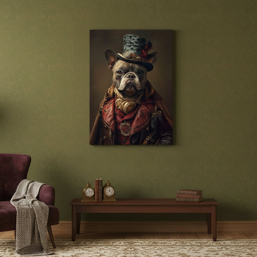 Steampunk Dog Wall Art