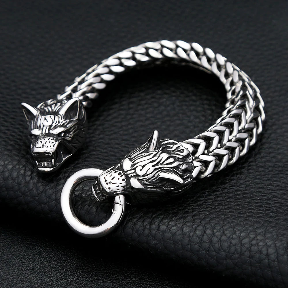 Steampunk Double Dragon Bracelet tendance