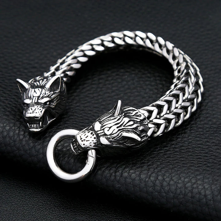 Steampunk Double Dragon Bracelet tendance