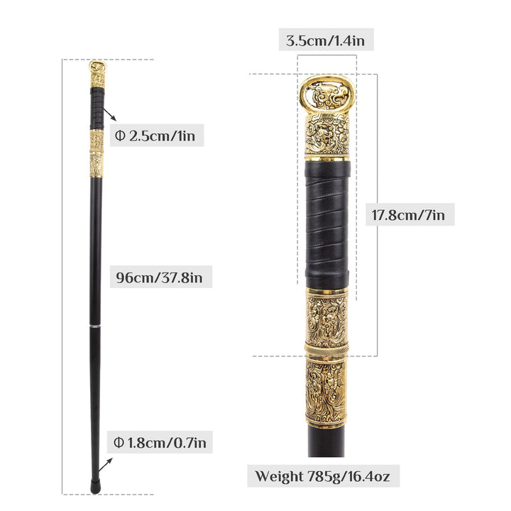 Steampunk Dragon Cane fashion