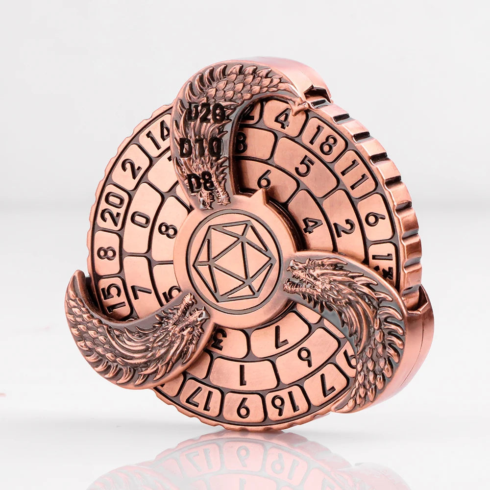 Steampunk Dragon Dice Spinner durable