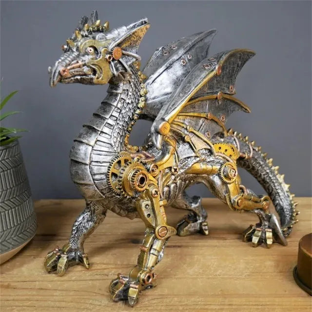 Steampunk Dragon Sculpture