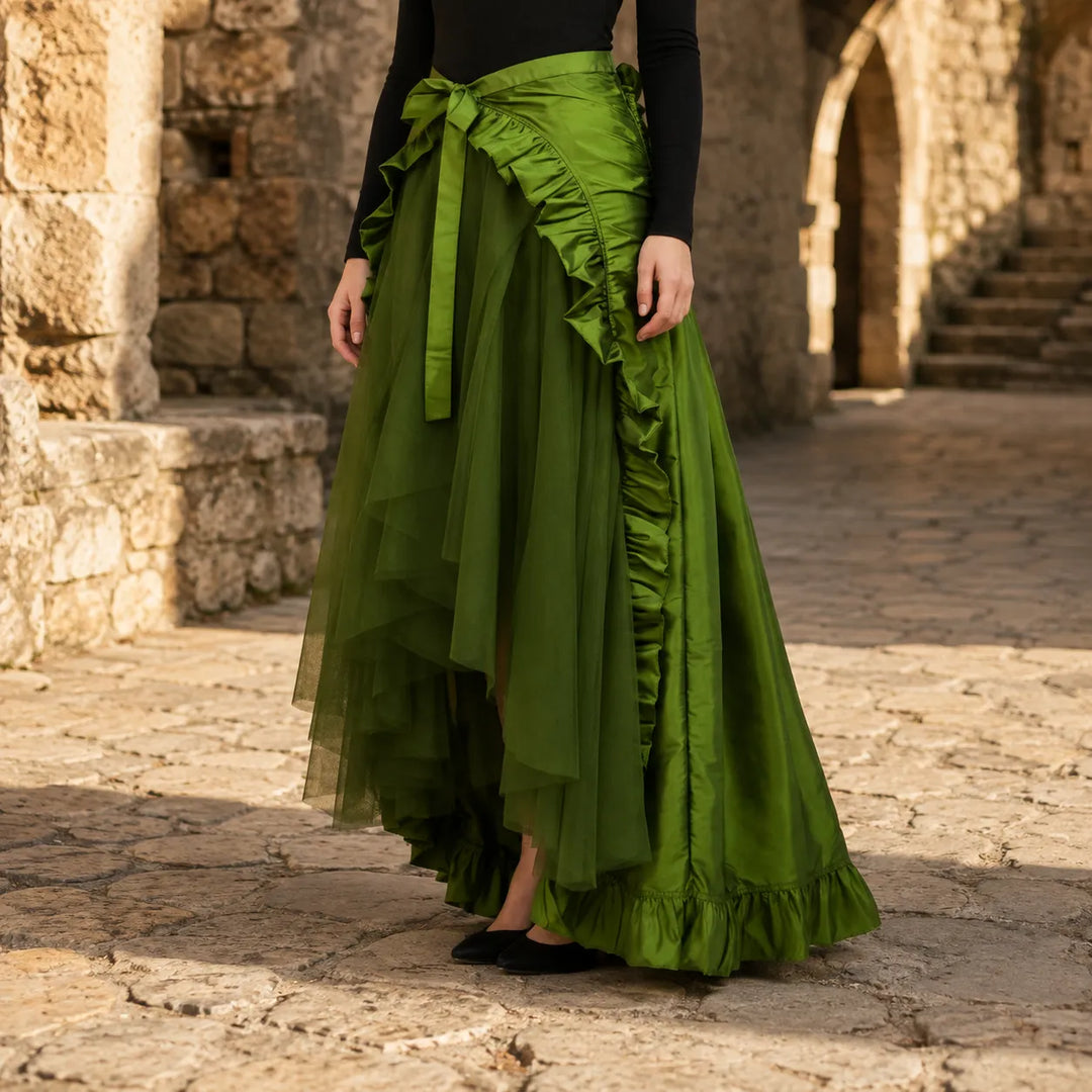 Steampunk Draped Skirt