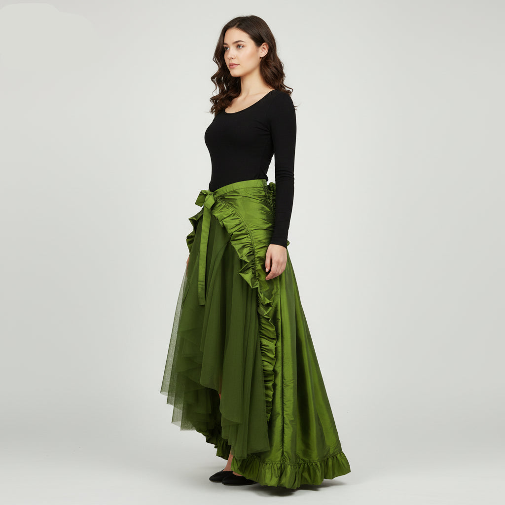 Steampunk Draped Skirt