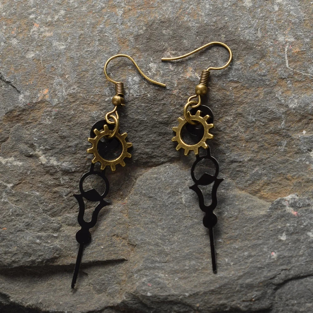 Steampunk Drop Earrings For Women